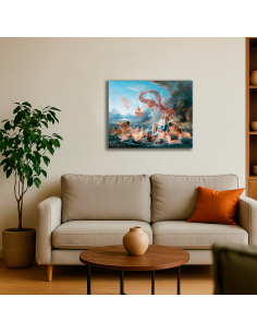 The Triumph of Venus -Francois Boucher 62x50 cm Cuadro Lienzo Canvas 2