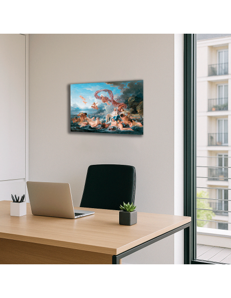 The Triumph of Venus -Francois Boucher 62x50 cm Cuadro Lienzo Canvas