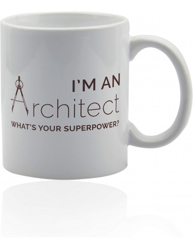Taza Arquitecto 11 oz  Cerámica Blanca “I’m an Architect”