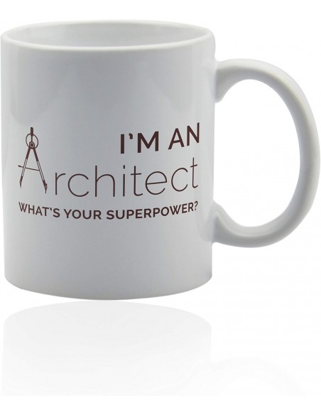 Taza Arquitecto 11 oz  Cerámica Blanca “I’m an Architect”