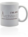 Taza Arquitecto 11 oz  Cerámica Blanca “I’m an Architect”