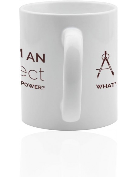 Taza Arquitecto 11 oz  Cerámica Blanca “I’m an Architect”