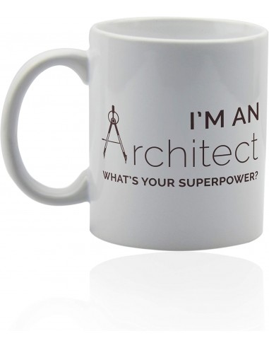 Taza Arquitecto 11 oz  Cerámica Blanca “I’m an Architect”