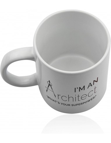 Taza Arquitecto 11 oz  Cerámica Blanca “I’m an Architect”