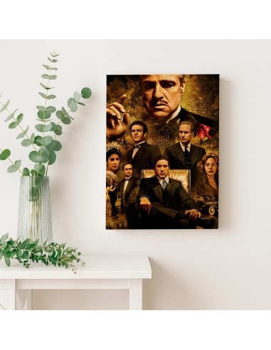 Cuadro El Padrino en Lienzo Canvas | Arte Cinematográfico Decorativo