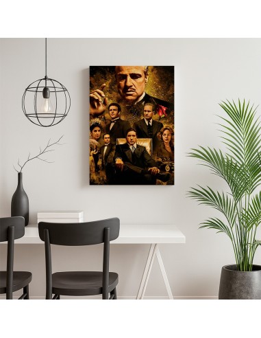 Cuadro El Padrino en Lienzo Canvas | Arte Cinematográfico Decorativo