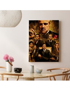 Cuadro El Padrino en Lienzo Canvas | Arte Cinematográfico Decorativo 2