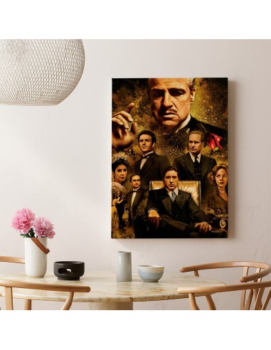 Cuadro El Padrino en Lienzo Canvas | Arte Cinematográfico Decorativo