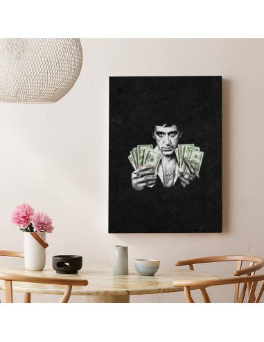 Tony Montana Money – Cuadro Decorativo en Lienzo Canvas