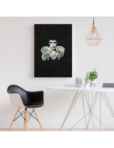 Tony Montana Money – Cuadro Decorativo en Lienzo Canvas