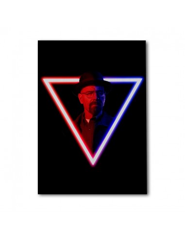 Heisenberg Neon – Cuadro Decorativo en Lienzo