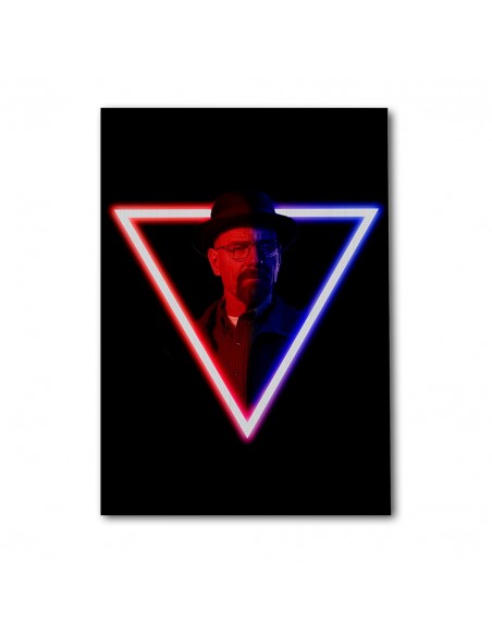 Heisenberg Neon – Cuadro Decorativo en Lienzo