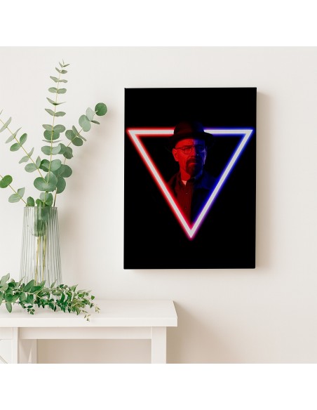 Heisenberg Neon – Cuadro Decorativo en Lienzo
