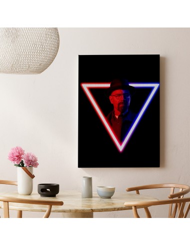 Heisenberg Neon – Cuadro Decorativo en Lienzo