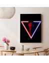 Heisenberg Neon – Cuadro Decorativo en Lienzo