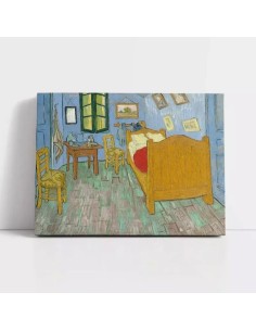 Cuadro La Habitación Van Gogh 55x70cm en Lienzo Canvas - Arte Decora