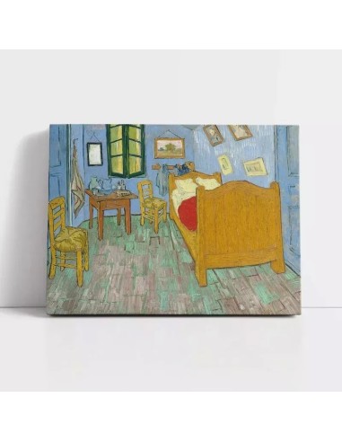 Cuadro La Habitación Van Gogh 55x70cm en Lienzo Canvas - Arte Decora