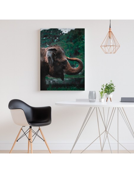 Elefante Majestuoso – Cuadro Decorativo en Lienzo Canvas