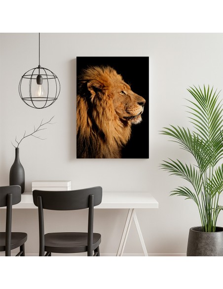 León Majestuoso – Cuadro Decorativo en Lienzo Canvas