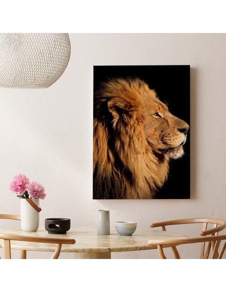 León Majestuoso – Cuadro Decorativo en Lienzo Canvas