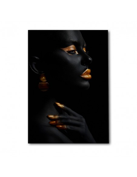 Elegancia Dorada – Cuadro Decorativo en Lienzo Canvas