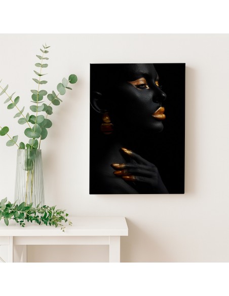 Elegancia Dorada – Cuadro Decorativo en Lienzo Canvas