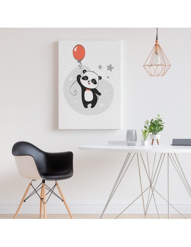 Panda Feliz – Cuadro Decorativo Infantil en Lienzo Canvas