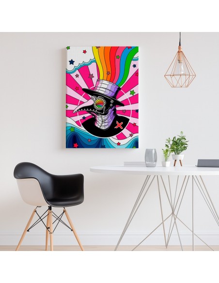 Doctor Psicodélico – Cuadro Decorativo en Lienzo Canvas