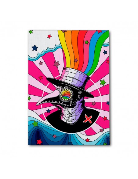 Doctor Psicodélico – Cuadro Decorativo en Lienzo Canvas