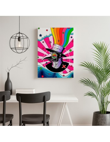 Doctor Psicodélico – Cuadro Decorativo en Lienzo Canvas