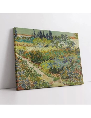 Cuadro Jardín de Van Gogh 55x70cm en Lienzo Canvas - Arte Decorativo