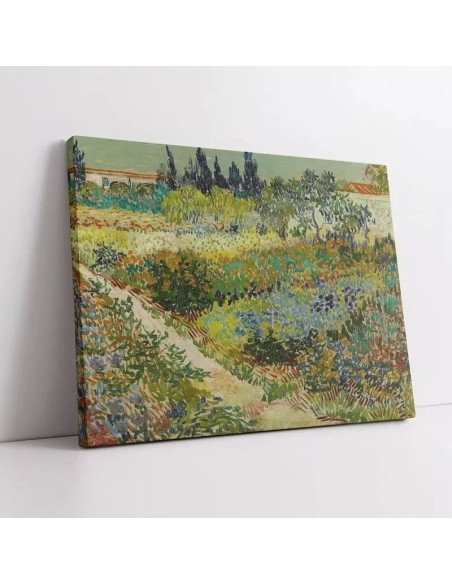 Cuadro Jardín de Van Gogh 55x70cm en Lienzo Canvas - Arte Decorativo