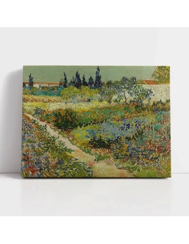 Cuadro Jardín de Van Gogh 55x70cm en Lienzo Canvas - Arte Decorativo