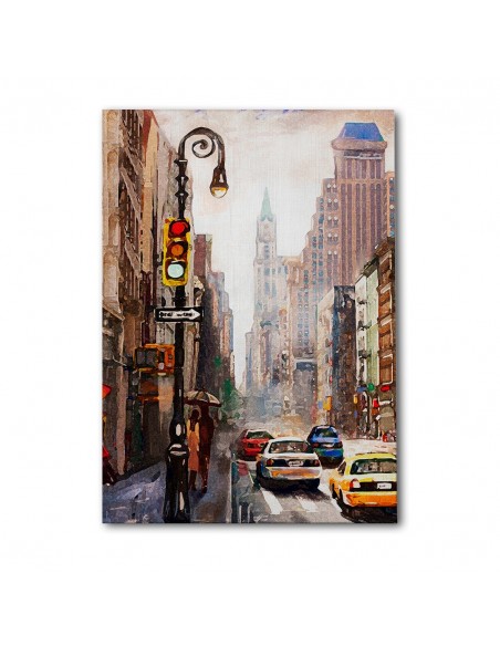 Avenida Urbana – Cuadro Decorativo en Lienzo Canvas