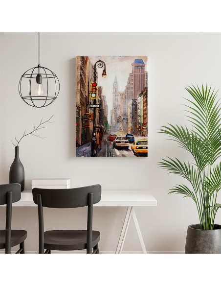 Avenida Urbana – Cuadro Decorativo en Lienzo Canvas