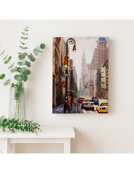 Avenida Urbana – Cuadro Decorativo en Lienzo Canvas