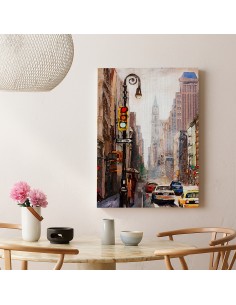 Avenida Urbana – Cuadro Decorativo en Lienzo Canvas