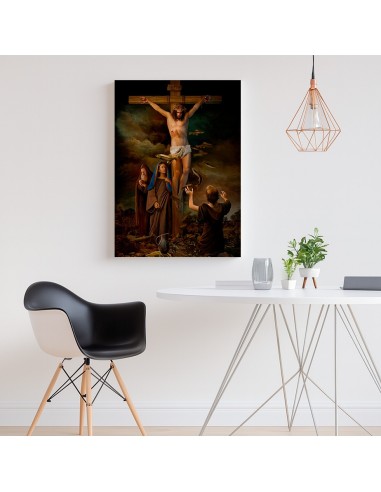 La Crucifixión de Cristo – Cuadro Religioso en Lienzo Canvas