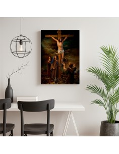 La Crucifixión de Cristo – Cuadro Religioso en Lienzo Canvas 2