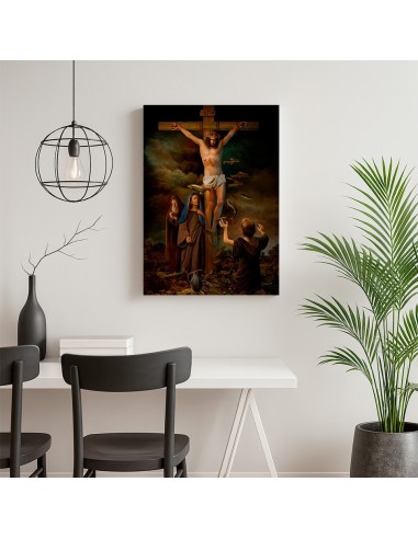 La Crucifixión de Cristo – Cuadro Religioso en Lienzo Canvas